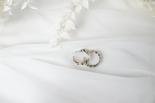 LEOPARD HOOP EARRINGS