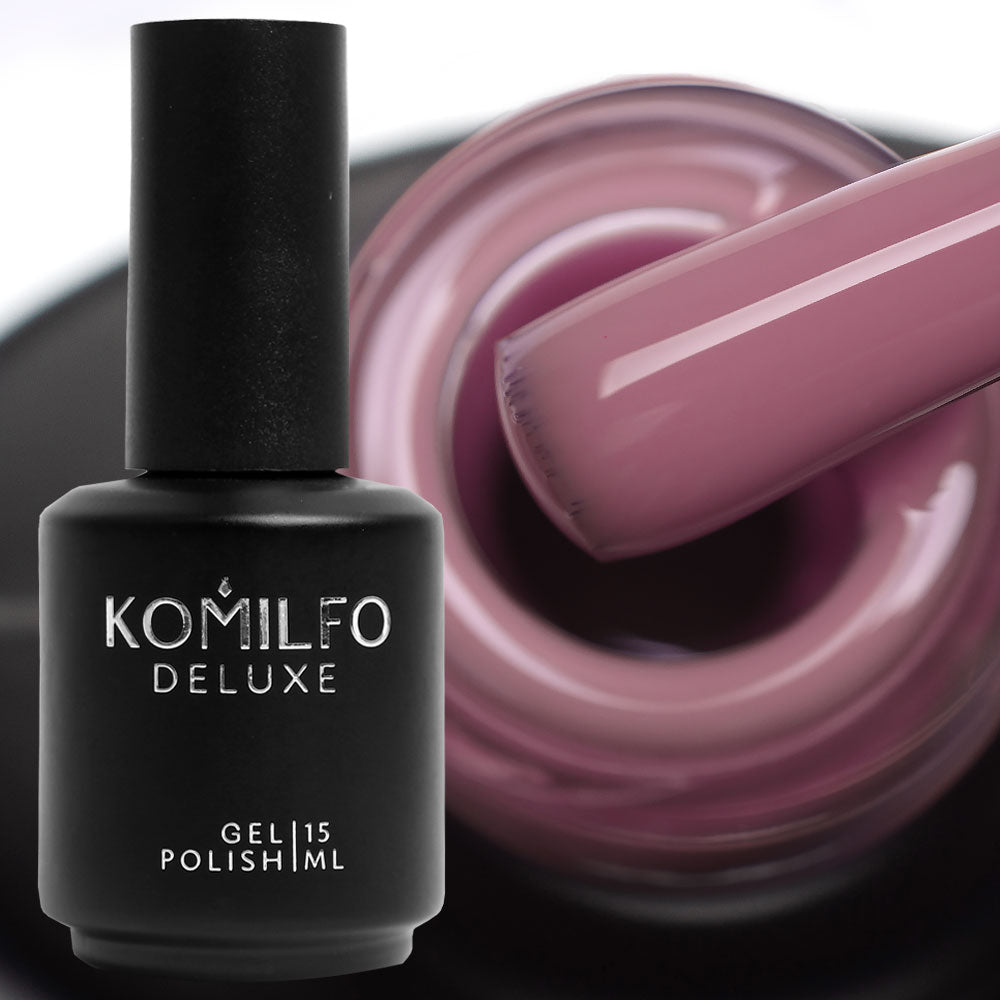 Komilfo Color Base French 013, 15 ml bottle. A soft powder pink camouflage rubber base for professional French manicures and nail strengthening.