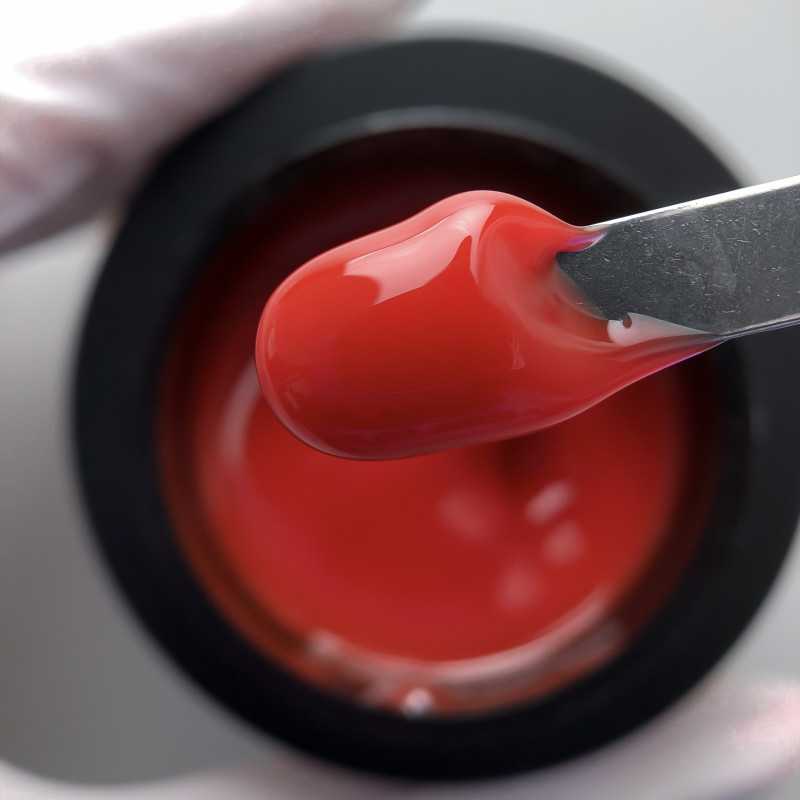 KARO Professional Builder Gel Amber 3 (30g) - Translucent Vibrant Red UV/LED Sculpting Gel