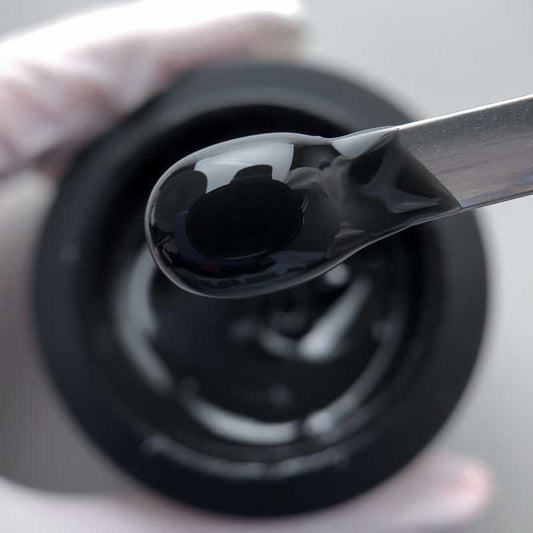 KARO Professional Builder Gel Amber 4 (30g) - Translucent Smoke Black UV/LED Sculpting Gel