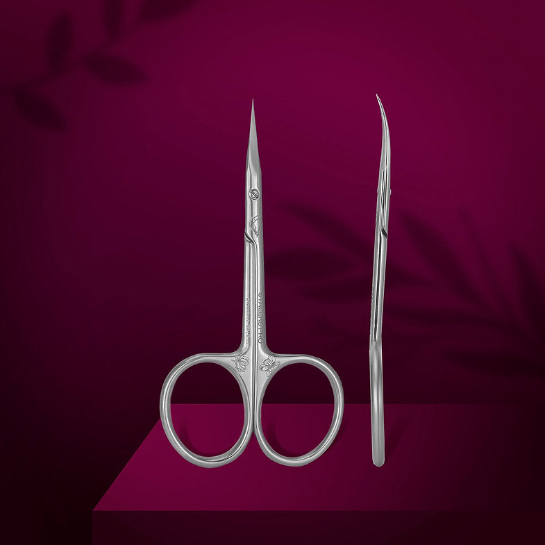 Professional cuticle scissors Staleks Pro Exclusive 20 Type 2 (Magnolia)