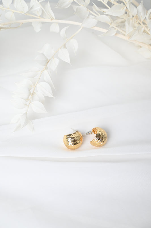 GOLD STUD EARRINGS