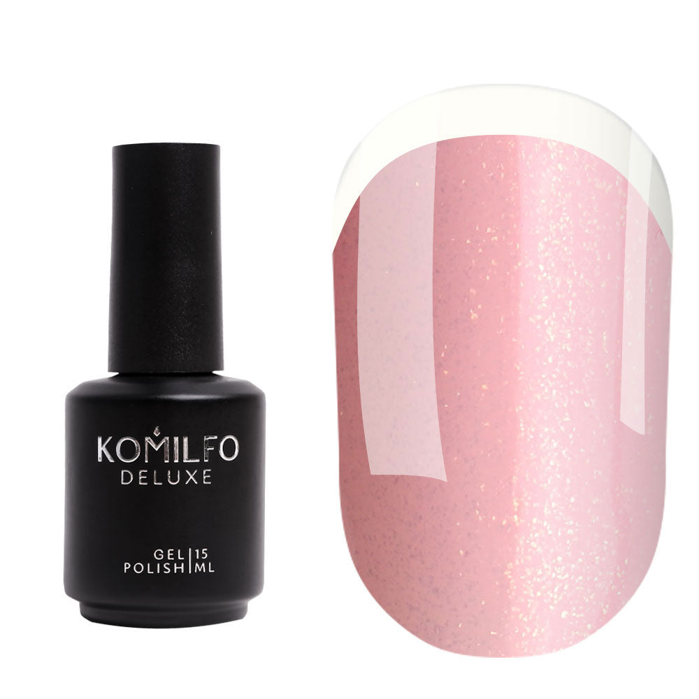 Komilfo Glitter Rubber French Base KC001, 15 ml