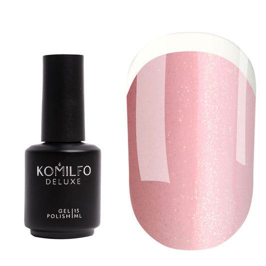 Komilfo Glitter Rubber French Base KC001, 15 ml