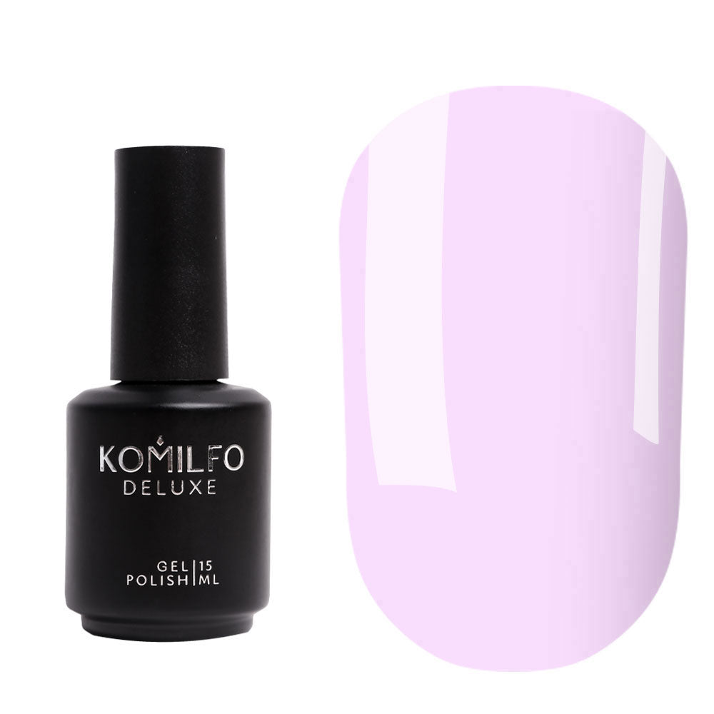 Komilfo Milky Violet Base (15ml) - Semi-Sheer Lavender Strengthening Base Coat