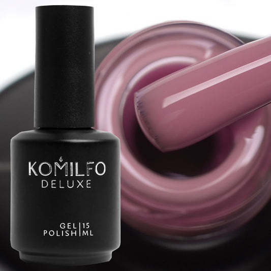 Komilfo Color Base French 013, 15 ml bottle. A soft powder pink camouflage rubber base for professional French manicures and nail strengthening.