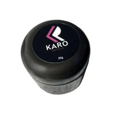 KARO Brilliant Top No Wipe 30g professional jar. Transparent, scratch-resistant high-gloss top coat for UV/LED systems.
