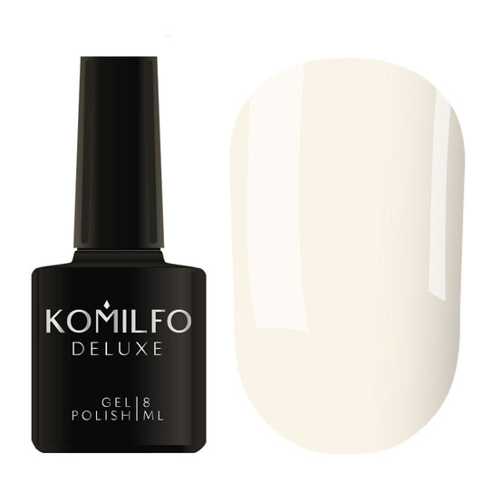 Komilfo Deluxe Gel Polish (D004) - Creamy Gray Enamel (8ml & 15ml)