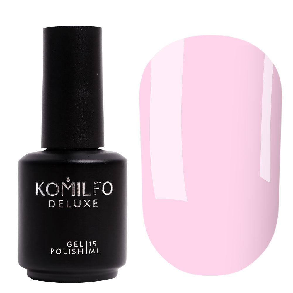 Komilfo Deluxe Gel Polish (F001) - Pale Lilac-Pink Enamel (French Builder/Base) (8ml & 15ml)