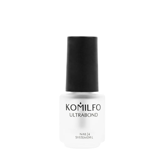 Komilfo Ultrabond 4ml and 8ml acid-free nail primer and bonder used to improve adhesion before base coat.